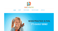 Desktop Screenshot of musicinpractice.com